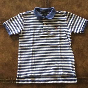 Ralph Lauren Short Sleeve Striped Boys Polo Size 7
